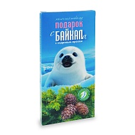 Шоколад молочный с кедровым орехом «Подарок с Байкала»
