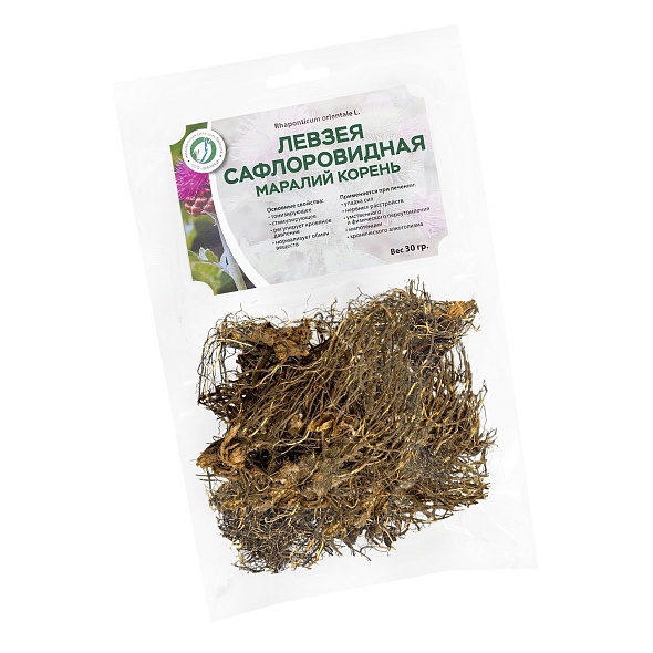 Левзея сафлоровидная (маралий корень)