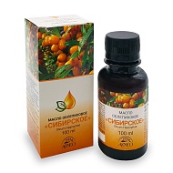 Масло облепиховое «Сибирское» 100 мл.